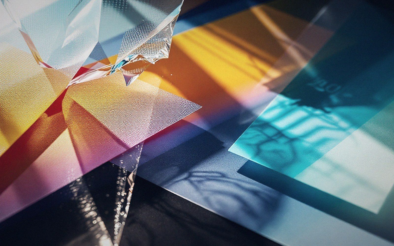 Macro of a printed halftone breaking into dots